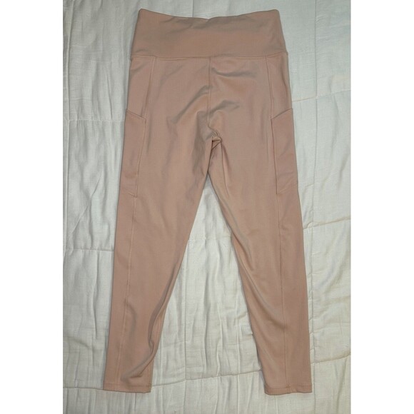 AMERICAN EAGLE The Everything Pocket Leggings Light Pink Women's SIZE LARGE - Picture 4 of 11